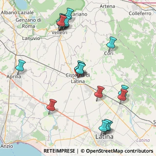 Mappa Via Trieste, 04012 Cisterna di Latina LT, Italia (10.2605)