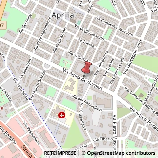 Mappa Via Alcide De Gasperi, 37a, 04011 Aprilia, Latina (Lazio)