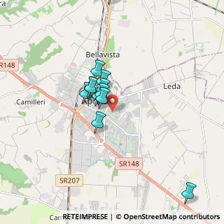 Mappa Via V. Bellini, 04011 Aprilia LT, Italia (1.55667)