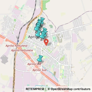 Mappa Via Bellini, 04011 Aprilia LT, Italia (0.75)