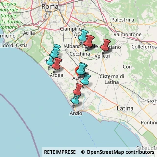 Mappa Via Seneca, 04011 Aprilia LT, Italia (11.3975)
