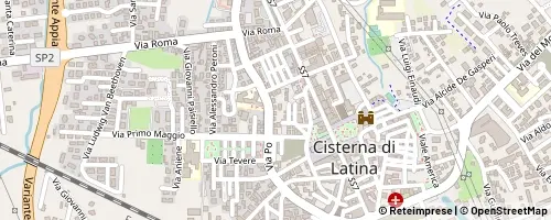 Mappa Cisterna di Latina