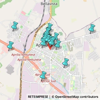 Mappa Via Domiziano, 04011 Aprilia LT, Italia (0.7185)