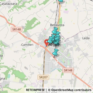 Mappa Via della Stazione, 04011 Aprilia LT, Italia (1.15364)