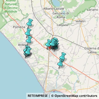 Mappa Via della Stazione, 04011 Aprilia LT, Italia (5.22)