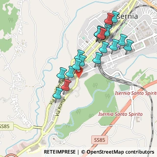 Mappa Via Ermanno d'Apollonio, 86170 Isernia IS, Italia (0.4975)