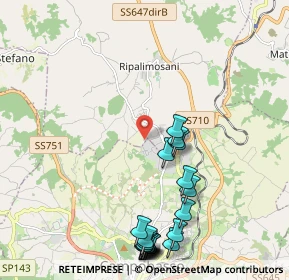 Mappa Via Gennaro Petti, 86025 Ripalimosani CB, Italia (2.744)