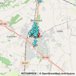 Mappa Via Giuseppe Verdi, 04011 Aprilia LT, Italia (1.05909)