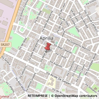 Mappa Via Aranci, 31, 04011 Aprilia, Latina (Lazio)