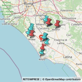 Mappa Via Tione, 04011 Aprilia LT, Italia (11.5925)