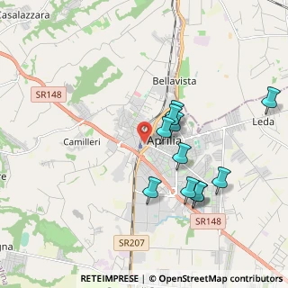 Mappa Piazza Sada Pietro, 04011 Aprilia LT, Italia (1.88636)