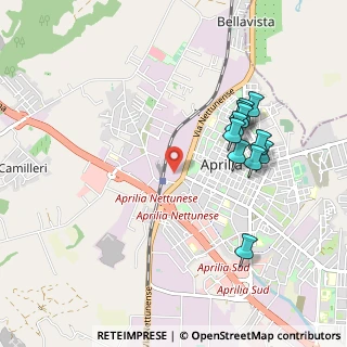 Mappa Piazza Sada Pietro, 04011 Aprilia LT, Italia (1.01091)