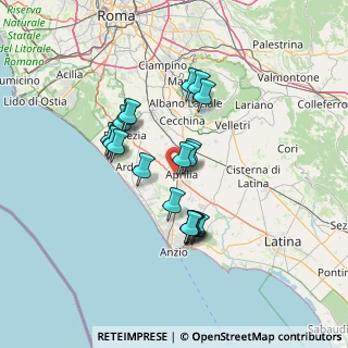 Mappa Presso il centro commerciale, 04011 Aprilia LT, Italia (12.093)