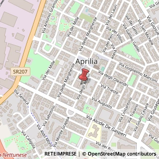 Mappa Via Aranci, 37, 04011 Aprilia, Latina (Lazio)