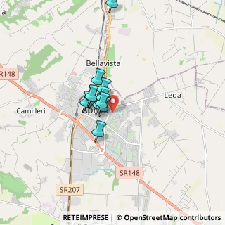 Mappa Via Merisi, 04011 Aprilia LT, Italia (1.16364)