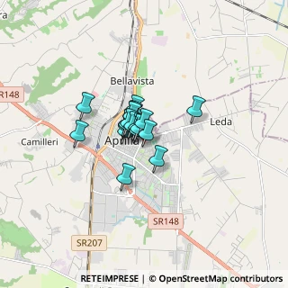 Mappa Via Merisi, 04011 Aprilia LT, Italia (0.846)