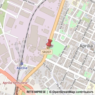 Mappa Via Nettunense,  91, 04011 Aprilia, Latina (Lazio)