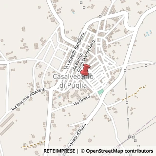 Mappa Via Montegrappa, 5, 71030 Casalvecchio di Puglia FG, Italia, 71030 Casalvecchio di Puglia, Foggia (Puglia)