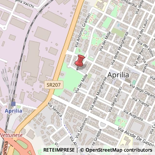 Mappa Via Peschiera, 4, 04011 Aprilia, Latina (Lazio)