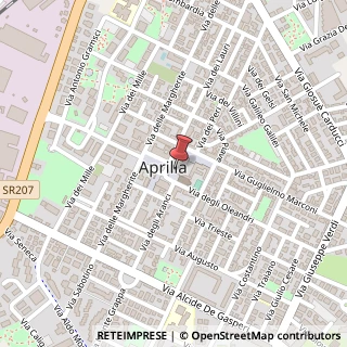 Mappa Piazza Roma, 19, 04011 Aprilia, Latina (Lazio)