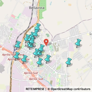 Mappa Via Raffaello Sanzio, 04011 Aprilia LT, Italia (1.01889)