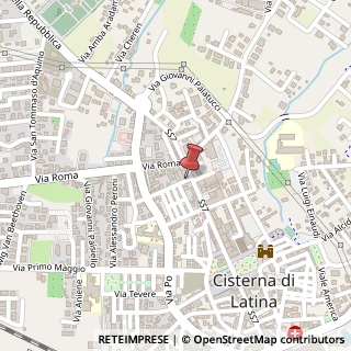 Mappa Via Giuseppe Verdi, 3, 04012 Cisterna di Latina, Latina (Lazio)