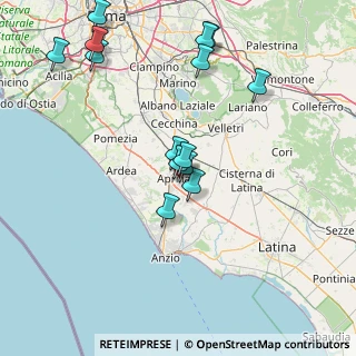 Mappa Via Aleandro Baldi, 04011 Aprilia LT, Italia (17.06214)