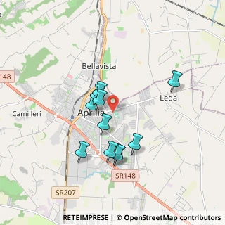 Mappa Via Aleandro Baldi, 04011 Aprilia LT, Italia (1.60727)