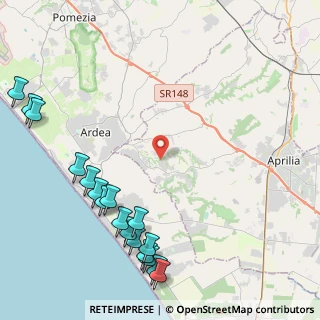 Mappa Via Basento, 04011 Aprilia LT, Italia (6.08412)