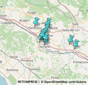 Mappa Via Cosa, 03023 Ceccano FR, Italia (8.23)