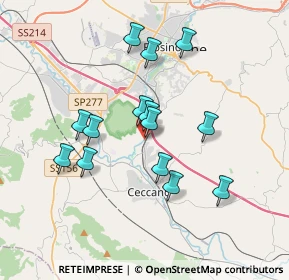 Mappa Via Cosa, 03023 Ceccano FR, Italia (3.39571)