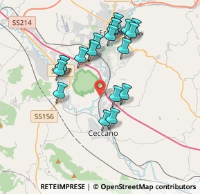 Mappa Via Cosa, 03023 Ceccano FR, Italia (3.714)