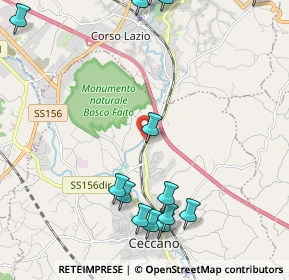 Mappa Via Cosa, 03023 Ceccano FR, Italia (2.94429)