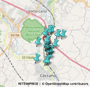 Mappa Via Cosa, 03023 Ceccano FR, Italia (1.044)