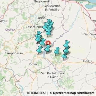 Mappa Via Giacomo Matteotti, 71030 Carlantino FG, Italia (10.426)