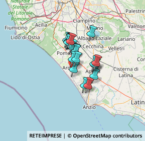 Mappa 00040 Ardea RM, Italia (8.5615)