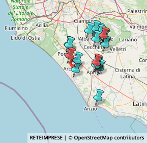 Mappa 00040 Ardea RM, Italia (12.258)