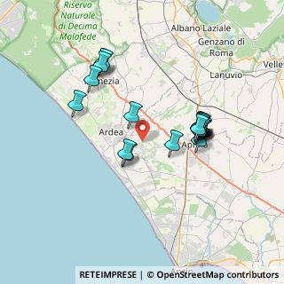 Mappa Via Acqua Solfa, 04011 Aprilia LT, Italia (7.0115)