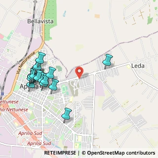 Mappa Via Rossellini, 04011 Aprilia LT, Italia (1.22647)