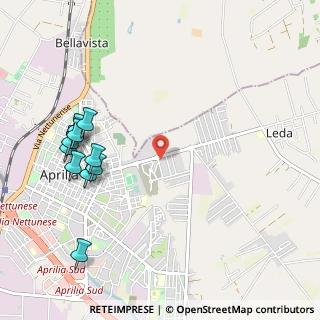 Mappa Via Roberto Rossellini, 04011 Aprilia LT, Italia (1.29273)