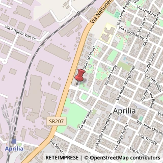 Mappa Via Gramsci Antonio, 5, 04011 Aprilia LT, Italia, 04011 Aprilia, Latina (Lazio)