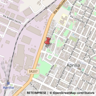 Mappa Via Antonio Gramsci, 5, 04011 Aprilia, Latina (Lazio)