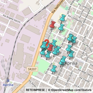 Mappa Via Antonio Gramsci, 04011 Aprilia LT, Italia (0.2115)