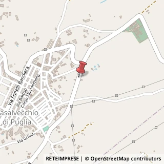 Mappa Via Verdi Giuseppe, 24, 71030 Casalvecchio di Puglia, Foggia (Puglia)