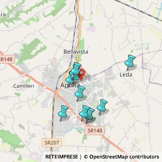 Mappa Via dei Larici, 04011 Aprilia LT, Italia (1.64273)