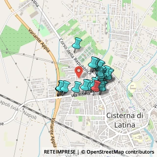 Mappa Via S. Tommaso D'Aquino, 04012 Cisterna di Latina LT, Italia (0.32481)