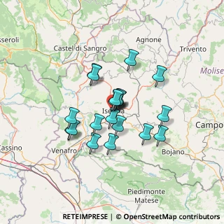 Mappa Via dell' energie, 86077 Isernia IS, Italia (10.4755)