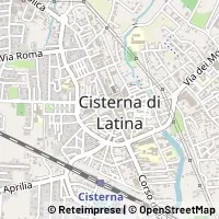 Mapa Cisterna di Latina