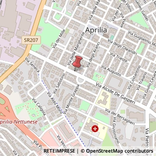 Mappa Via Giacomo Matteotti, 93, 04011 Aprilia, Latina (Lazio)