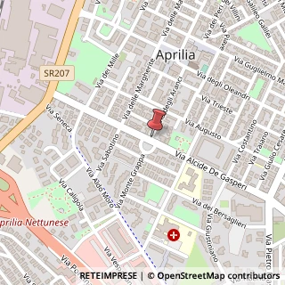 Mappa Piazza della Repubblica,  37, 04011 Aprilia, Latina (Lazio)